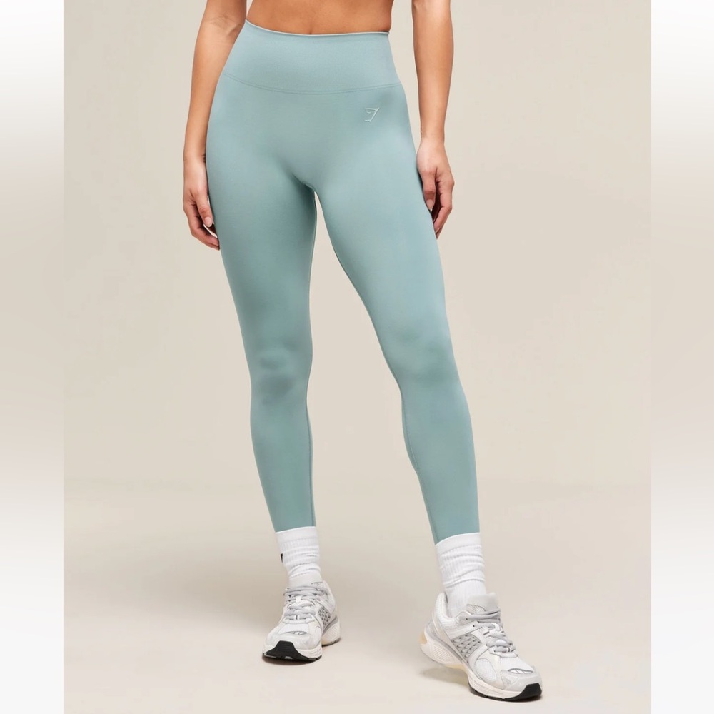Gymshark Seamless Workout Leggings Size Small Aqua